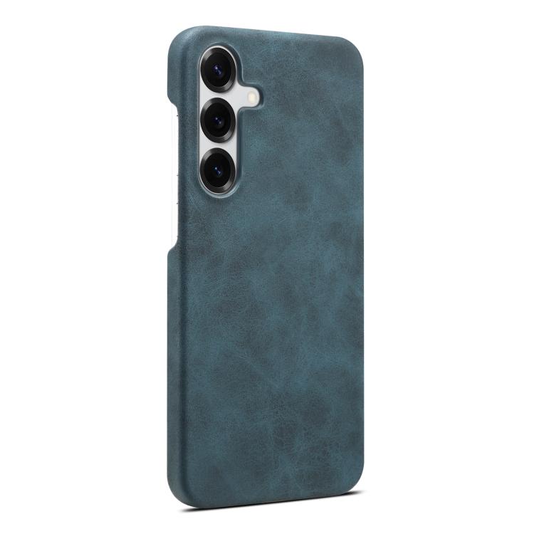 Funda MagSafe con textura retro para Samsung Galaxy S25+ 5G (azul)