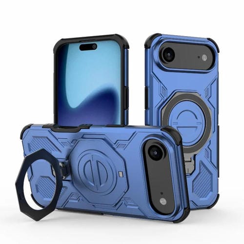 Funda magnética de TPU y PC MagSafe de color sólido para iPhone 17, Air J-20 (azul)