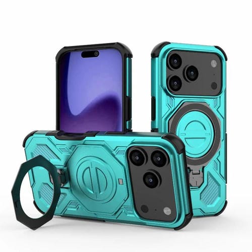 Funda magnética de TPU y PC MagSafe de color sólido para iPhone 17 Pro y iPhone 20 (azul lago)