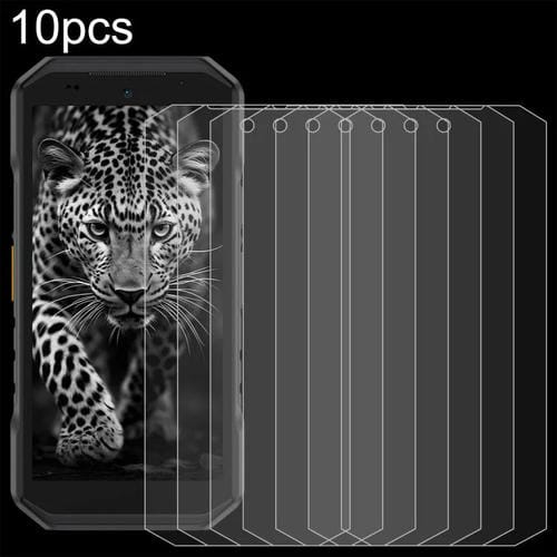 Para Ulefone Armor X32 / X30 Pro 10 piezas de película de vidrio templado de aluminio de 0,3 mm de alto