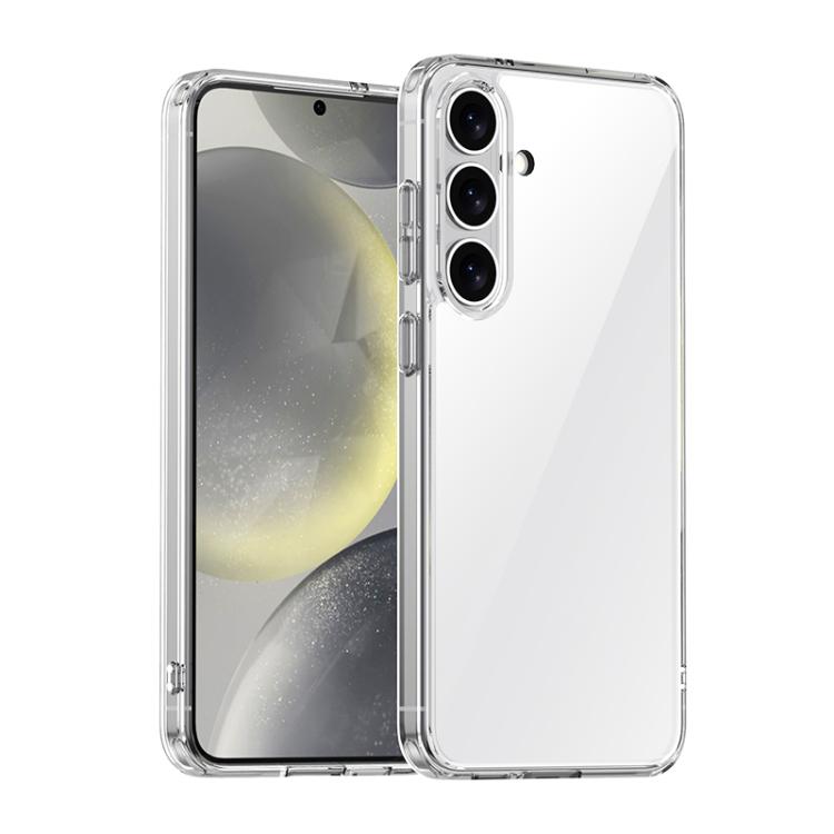 Funda protectora de PC y TPU a prueba de golpes para Samsung Galaxy S25+ 5G (transparente)