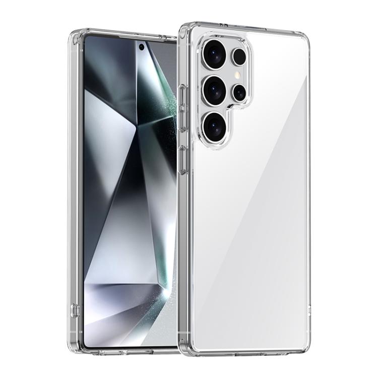 Funda protectora de PC y TPU a prueba de golpes para Samsung Galaxy S25 Ultra 5G (transparente)