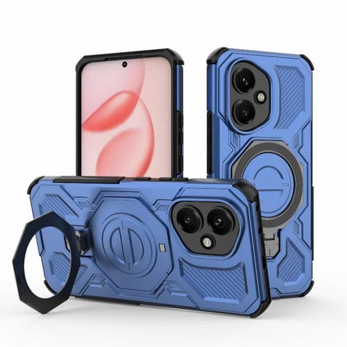 Funda para Honor 400 5G Global de 156,5 mm J-20 con cierre magnético MagSafe de TPU y PC (azul)