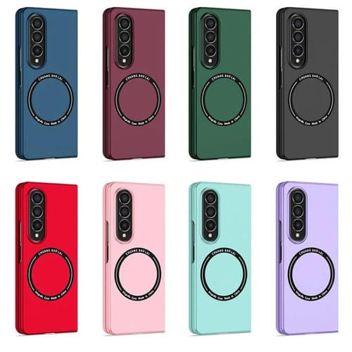 Funda de PC Kalebol MagSafe a prueba de golpes y esmerilada para Samsung Galaxy Z Fold5 (morada)