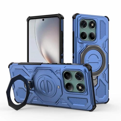 Funda magnética de TPU y PC MagSafe de color sólido para Motorola Edge 60 Fusion 5G Global J-20 (azul)