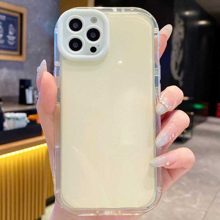 Funda de TPU + PC MagSafe de colores vibrantes para iPhone 12 Pro Max (amarilla)
