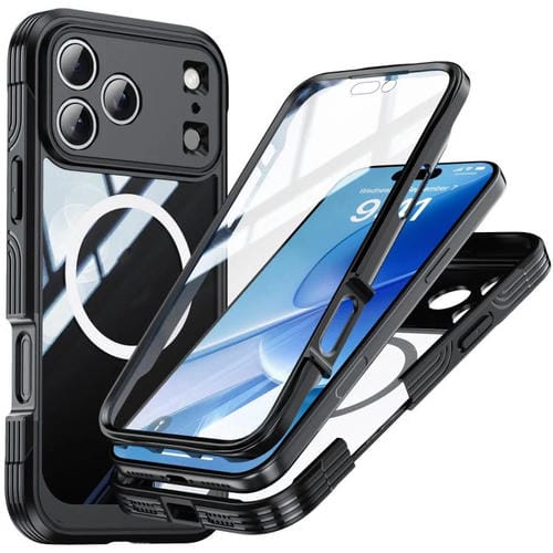 Funda resistente magnética MagSafe para iPhone 17 Pro Life (negra)