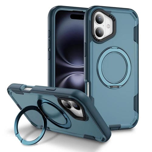 Funda protectora MagSafe para iPhone 16 (azul rey y azul)