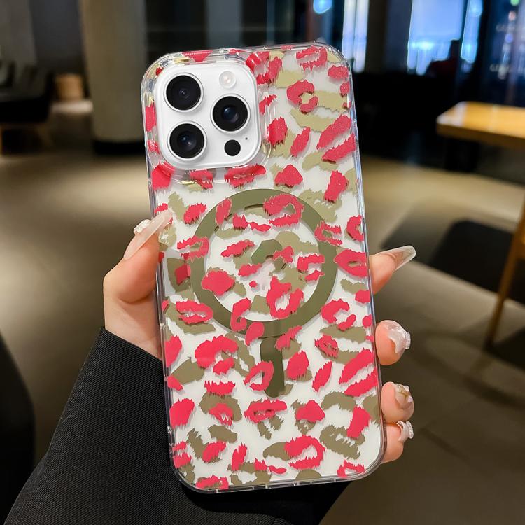 Funda MagSafe con laminado de doble cara IMD para iPhone 16 Pro (rosa)