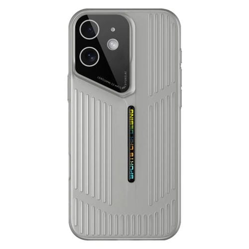 Funda para iPhone 11, translúcida, esmerilada y con disipación de calor (negra y gris)