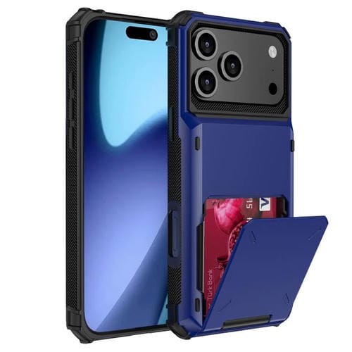 Funda resistente a arañazos y golpes para iPhone 17 Pro (azul)