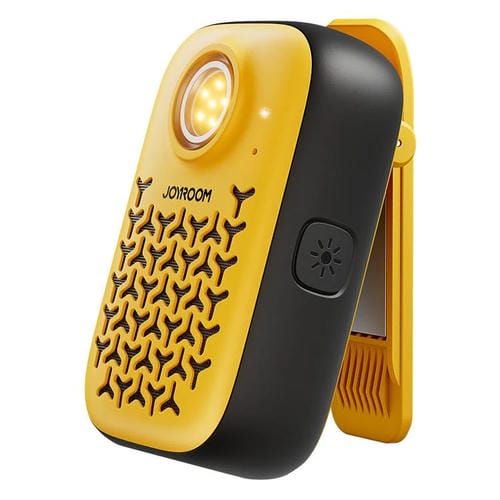 JOYROOM JR-MS03 - Minialtavoz Bluetooth magnético portátil con clip, resistente al agua IP67 (negro y amarillo)
