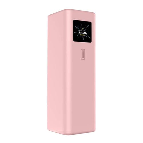 Funda protectora de silicona para batería externa CUKTECH 15 Ultra de 25000 mAh y 210 W (rosa)