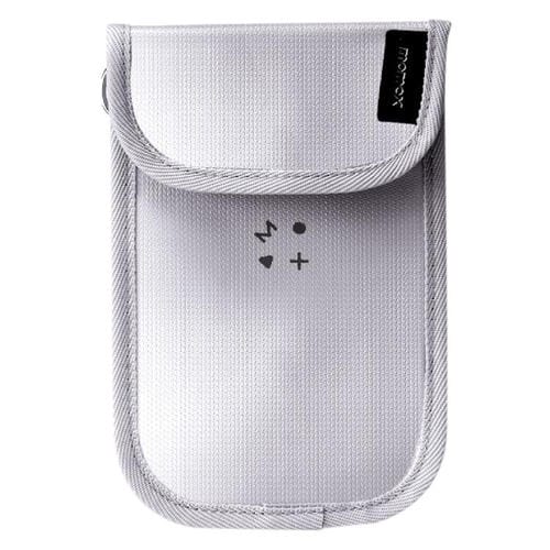 Bolsa de almacenamiento ignífuga MOMAX SR52E para aviones de pasajeros de 1 mundo, tamaño: 218 x 125 mm (gris)