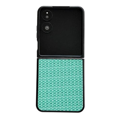 Funda protectora con diseño de tejido de fantasía para Xiaomi Mix Flip 2 (verde)