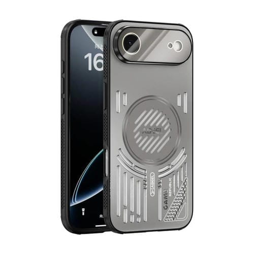 Funda ABEEL Ice Fox Series con disipador de calor magnético para iPhone 17 Air (gris titanio)