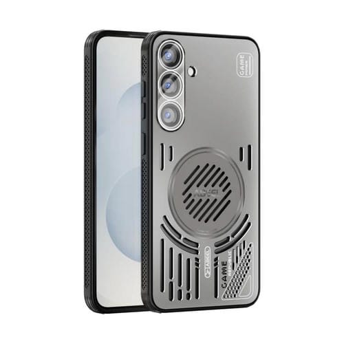 Funda con disipador de calor Magsafe para Samsung Galaxy S25+ 5G ABEEL Ice Fox Series (gris titanio)