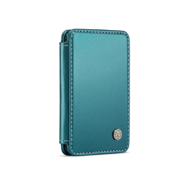 JEEHOOD J05 Bolsa para tarjetas magnéticas RFID de doble pliegue (azul y verde)