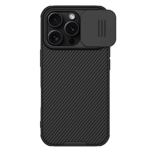 Funda NILLKIN CamShield Pro para PC para iPhone 16 Pro (negra)