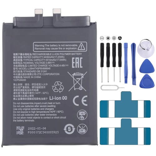 Reemplazo de batería Li3844T45P8h906646 de 4510 mAh para ZTE Axon 40 Pro+