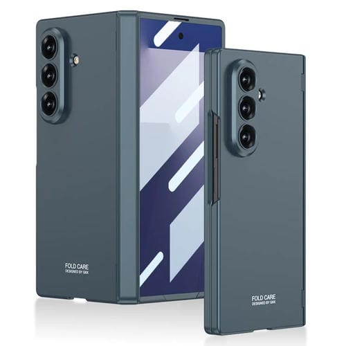 Funda para Samsung Galaxy Z Fold7 5G GKK con bisagra magnética integrada y cubierta completa (verde)