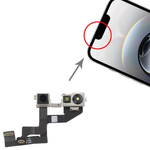 Caméra Frontale Originale avec Caméra Infrarouge Apple iPhone 16e