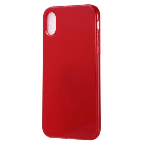 Funda para iPhone Xs Max Candy Color TPU Case (Rojo)