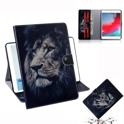 Funda de Cuero para iPad Mini (2019) / 4/3/2/1 con Tapa Horizontal, Soporte, Ranura para Tarjeta y Billetera