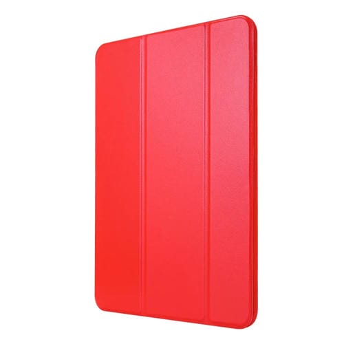 Funda para iPad Pro 11 (2020) PC + PU de Cuero con Tres Plegables (Rojo)