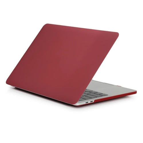 Estuche Protector para Computadora Portátil MacBook Pro 15.4 A1990 (2018) (Rojo Vino)