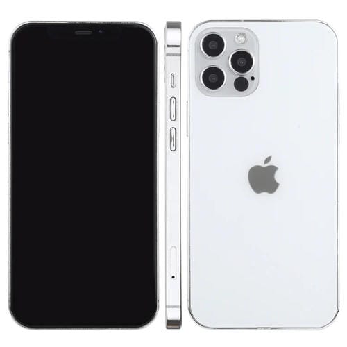 Para iPhone 12 Pro Max Pantalla negra Modelo de pantalla ficticia falsa que no funciona, versión ligera (blanco)