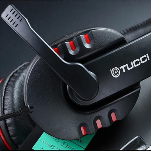 Auriculares gaming TUCCI X6 Super Bass Stereo con micrófono para PC