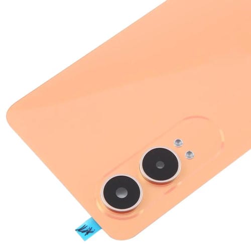 Back Cover Plastic Cover with Camera Lens Cover OnePlus Nord CE4 Lite (Orange)