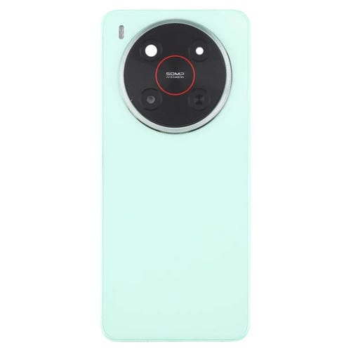 Coperchio posteriore della batteria in plastica con cornice centrale e copertura della lente della fotocamera per ZTE Blade V70 Max (Verde)