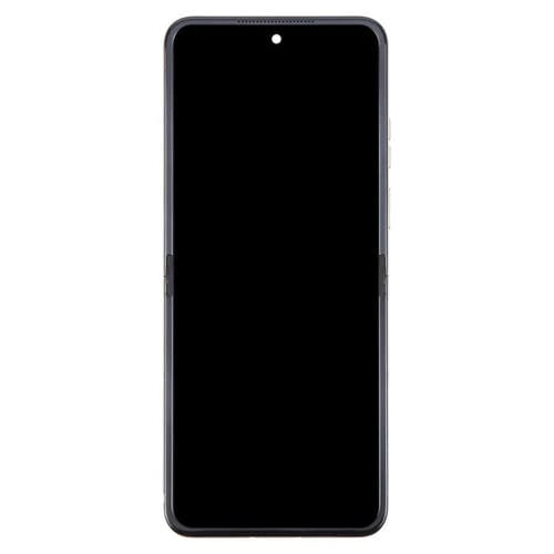 Pantalla Completa Original con Marco para Motorola Razr 50 (Naranja)