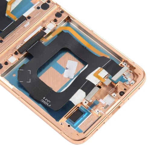 Pantalla Completa Original con Marco para Motorola Razr 50 Ultra (Dorado)