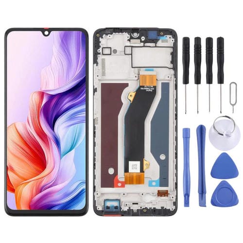 Schermo Intero con Cornice per ZTE Blade V70 Max (Nero)