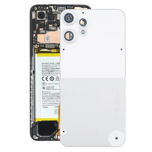 Tampa Traseira Original para Nothing Phone 2 Pro com Tampa para Lente da Câmara