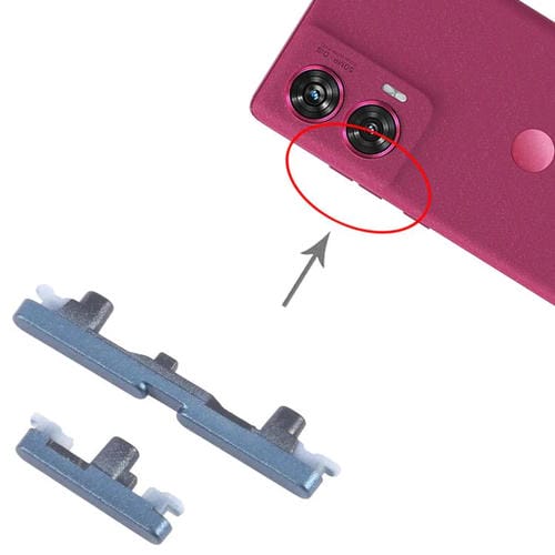 Pulsante di accensione e volume Motorola Edge 50 Fusion (Blu)
