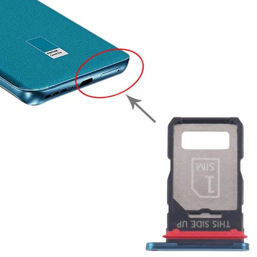 SIM Card Tray Motorola Edge 40 Neo XT2307-1 (Blue) (10 Units)