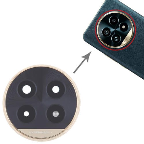 Couverture Objectif Appareil Photo Arrière Realme 13 Pro+ (Noir)