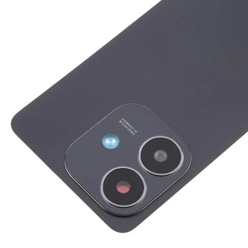 Rückseitiges Gehäuseabdeckung Oppo A3x und A3i mit Kameraglasabdeckung (Schwarz)