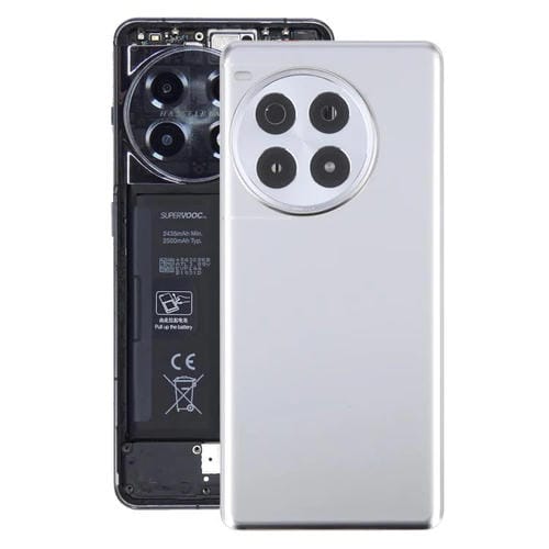 Back Cover Battery Glass OnePlus Ace 3 Pro PJX110 Camera Lens (Silver)