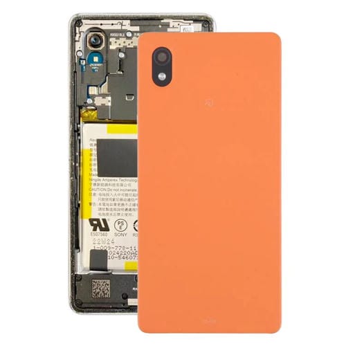 Coque arrière de batterie + objectif de caméra Sony Xperia Ace III (orange)