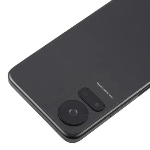 Carcasa trasera original con tapa para lente de cámara TCL 50 LE (negra)