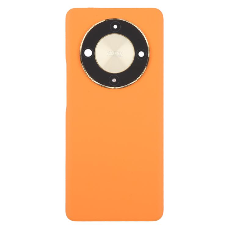 Carcasa trasera con tapa para lente de cámara para Honor X9b (naranja)