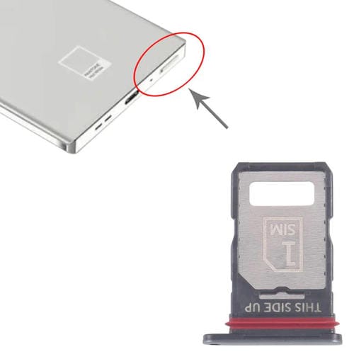 Bandeja para tarjeta SIM original (10 unidades) para Motorola Edge 60 Pro (verde)