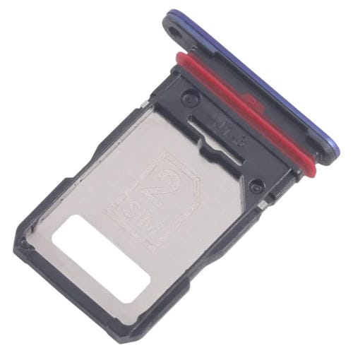 Bandeja para tarjeta SIM original (10 unidades) para Motorola Edge 60 Pro (azul)