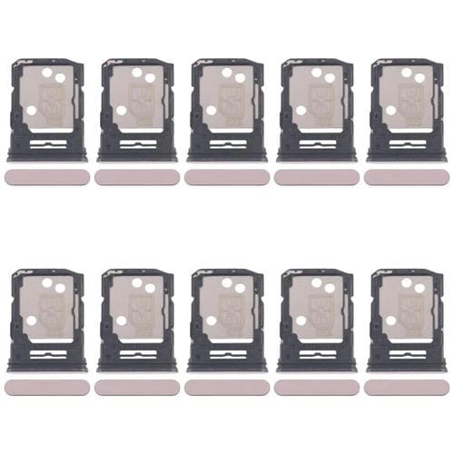 Bandejas para tarjeta SIM original (10 unidades) para OPPO Reno12 Pro CPH2629 + bandeja para tarjeta SIM/tarjeta micro SD (rosa)