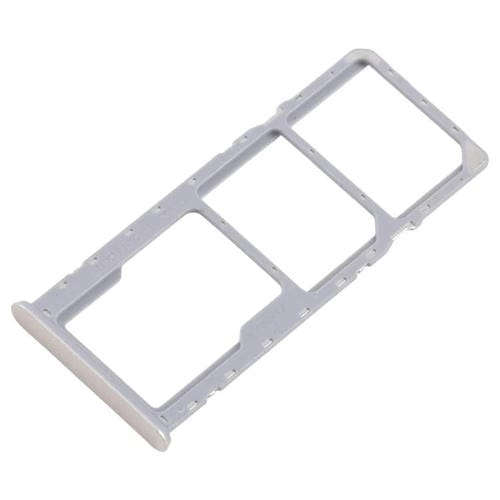 Bandeja para tarjeta SIM original Realme C51 RMX3830 (10 unidades) + bandeja para tarjeta SIM + bandeja para tarjeta Micro SD (dorada)